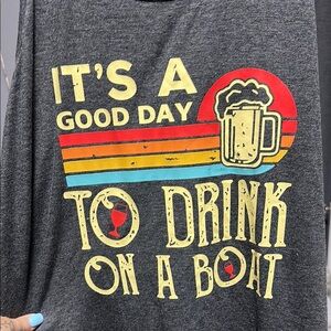 No.025 Gray Graphic Tank Top